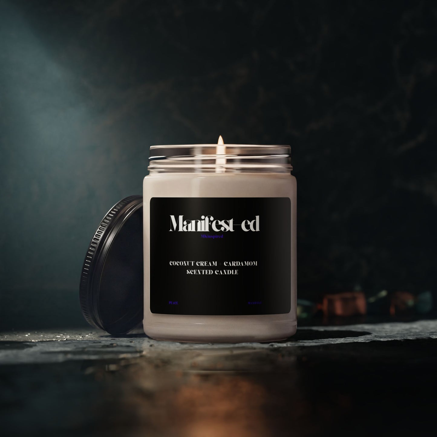 The Manifest-ed Collection|MKinspired Coconut Cream & Cardamom Scented Candle