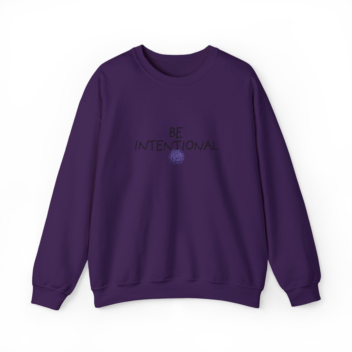 Be Intentional Collection|MKinspired BE Intentional Embroidered Sweatshirt