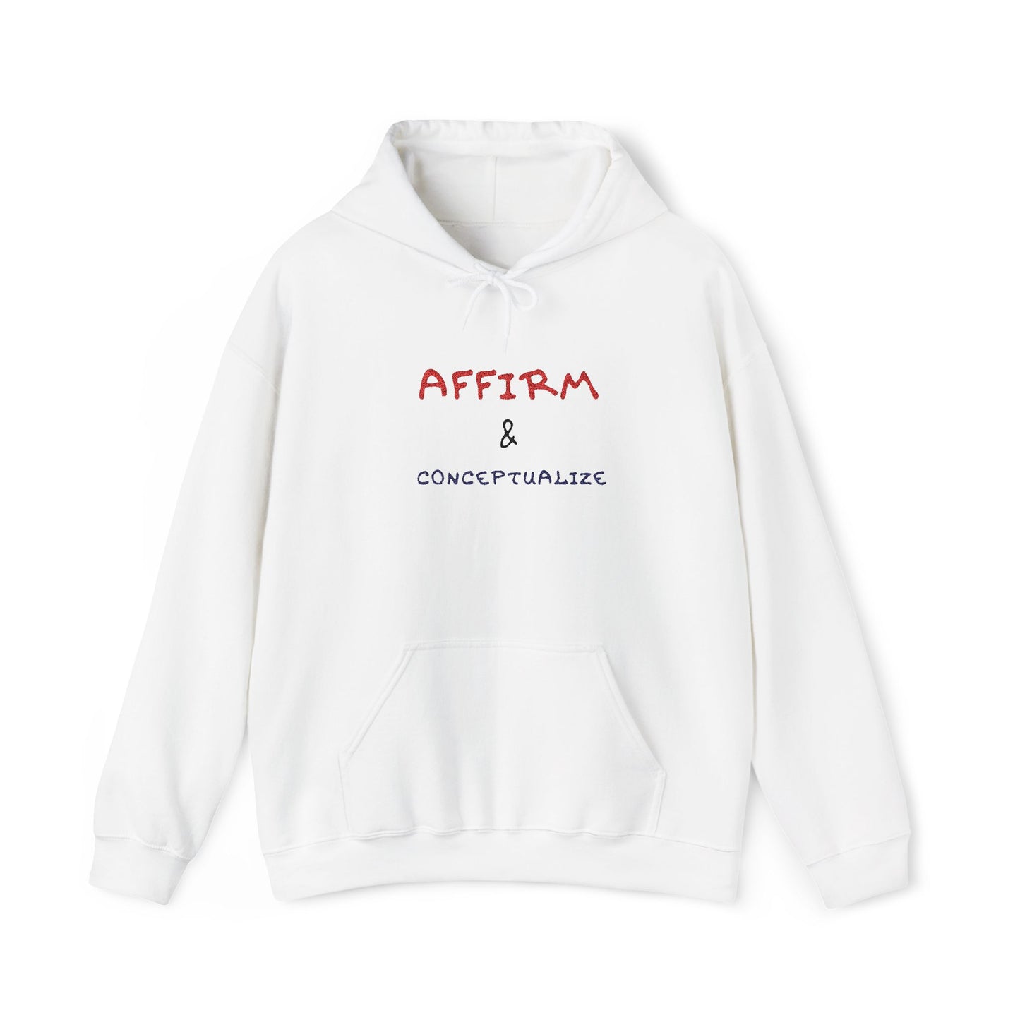 Affirm & Conceptualize Hoodie |MKinspired Embroidered Statement Collection
