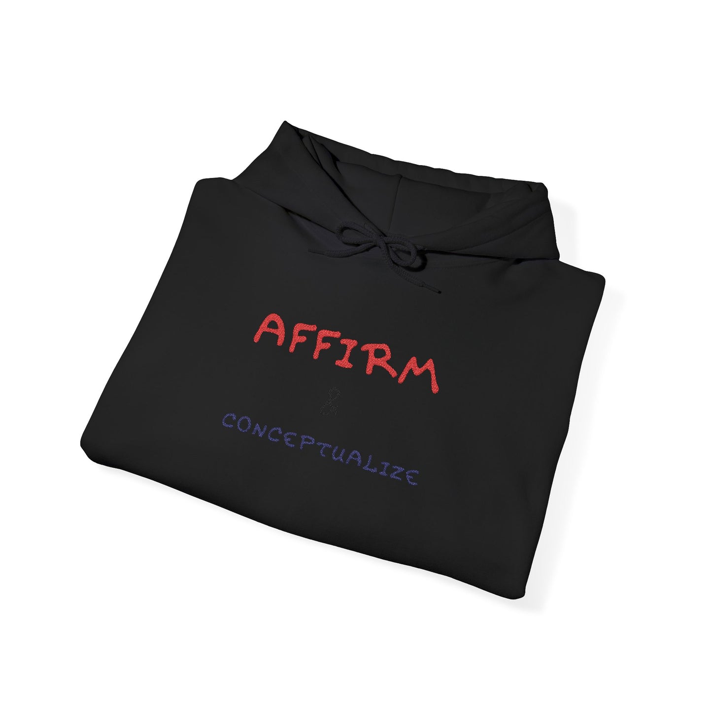 Affirm & Conceptualize Hoodie |MKinspired Embroidered Statement Collection