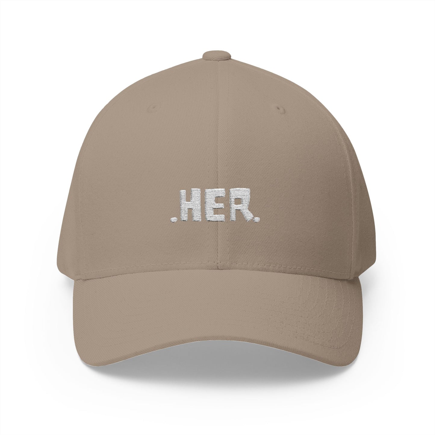 The HER Cap | MKinspired Embroidered closed-back structured cap