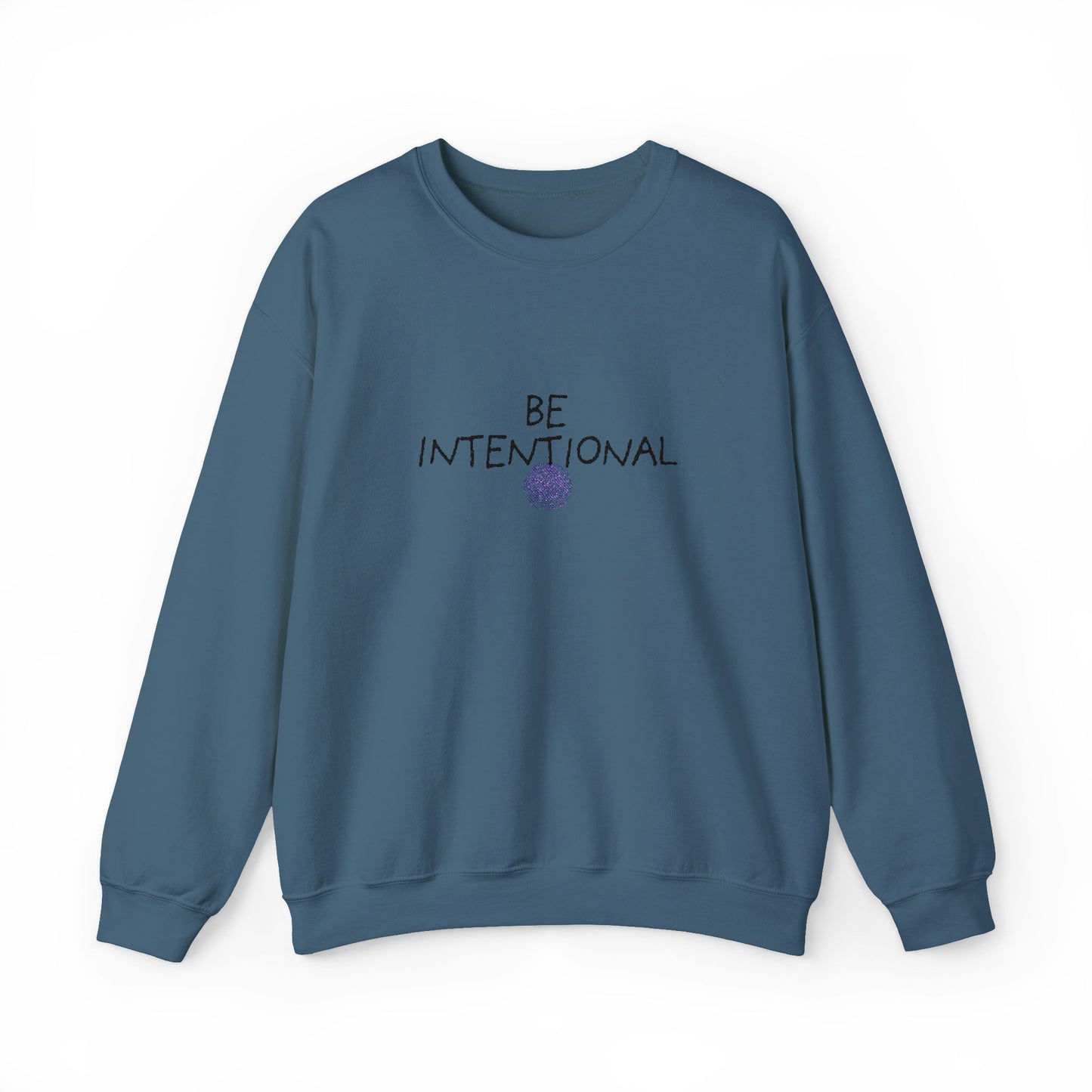 Be Intentional Collection|MKinspired BE Intentional Embroidered Sweatshirt