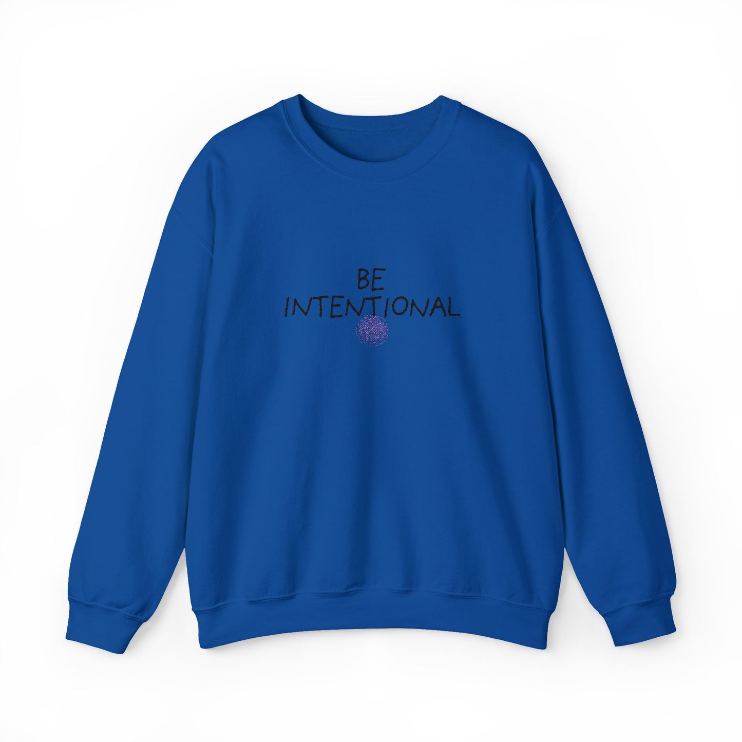 Be Intentional Collection|MKinspired BE Intentional Embroidered Sweatshirt