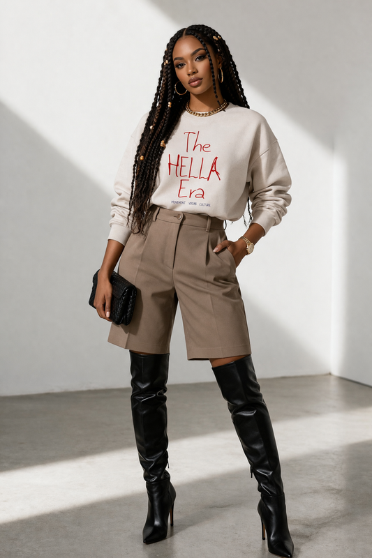 The HELLA Era Sweatshirt |MKinspired Collection Movement. Vocab. Culture