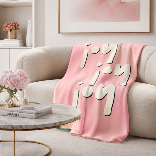 Joy | MKinspired Sherpa Fleece Blanket