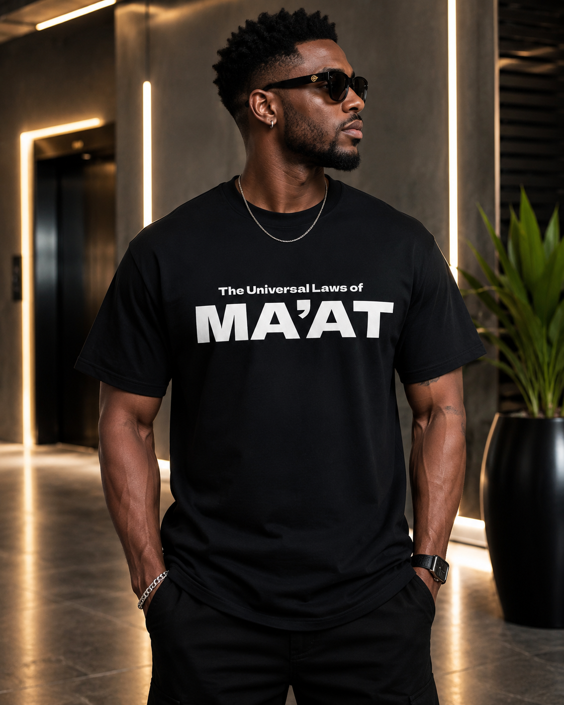 The Universal Laws of MA'AT | Mkinspired Collection T-shirt