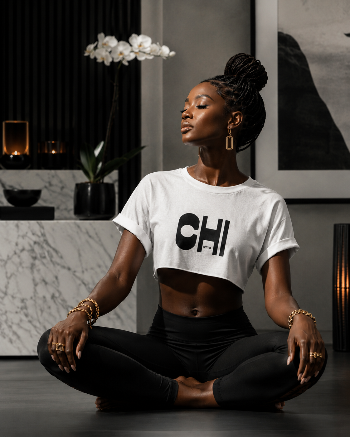 CHI |MKinspired CHI & CENTERED Crop Top