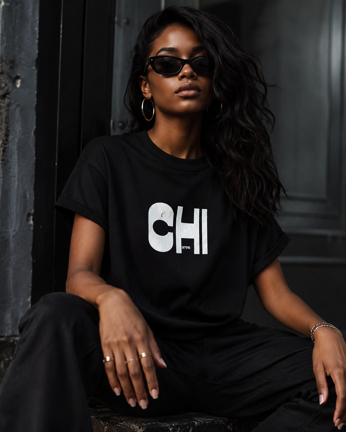 CHI | Mkinspired CHI & CENTERED Boxy T-shirt