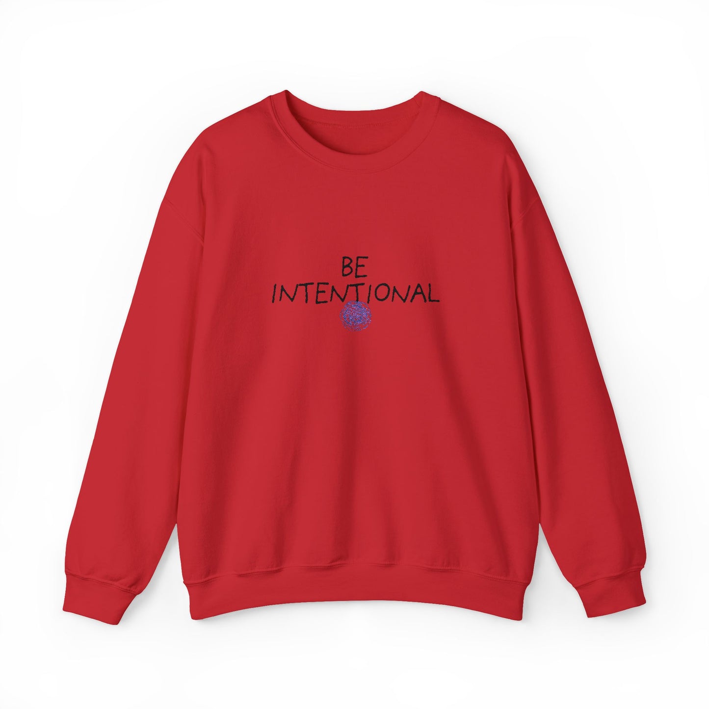 Be Intentional Collection|MKinspired BE Intentional Embroidered Sweatshirt