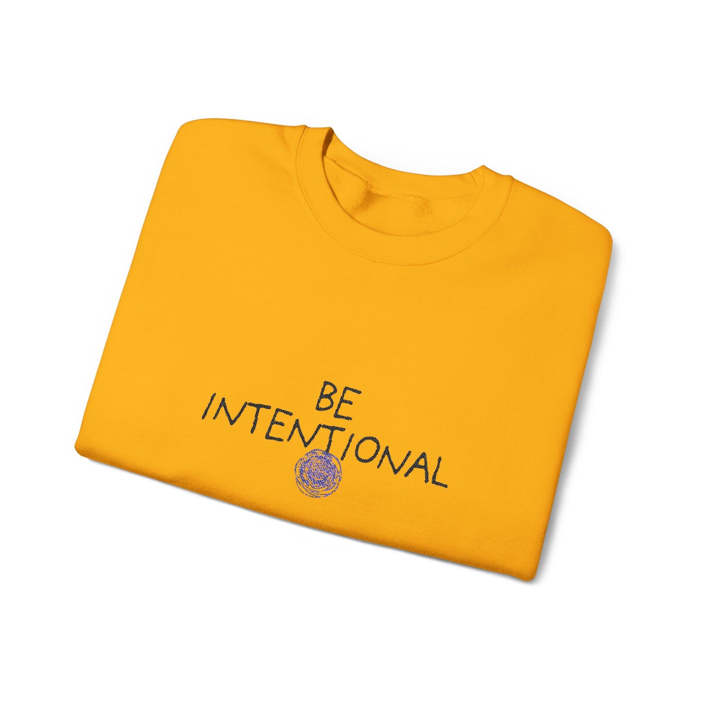 Be Intentional Collection|MKinspired BE Intentional Embroidered Sweatshirt