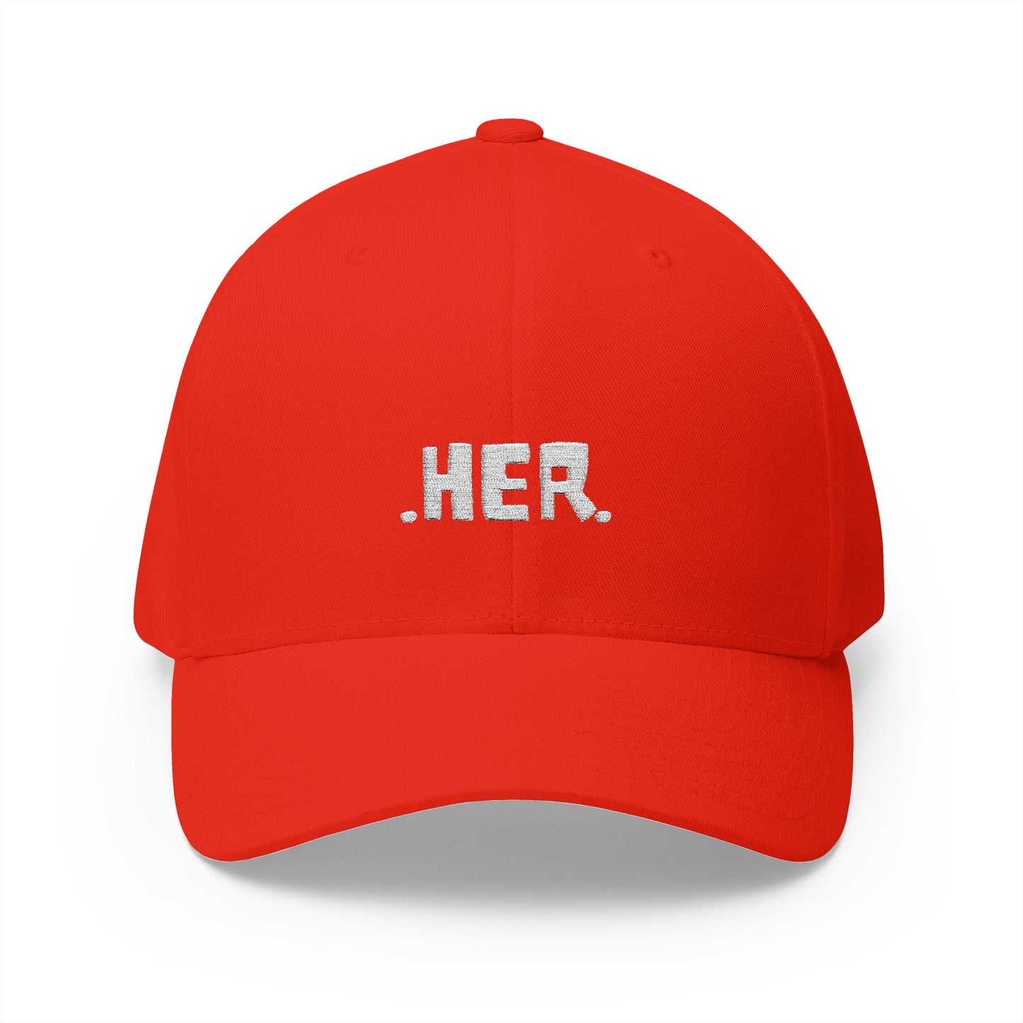 The HER Cap | MKinspired Embroidered closed-back structured cap