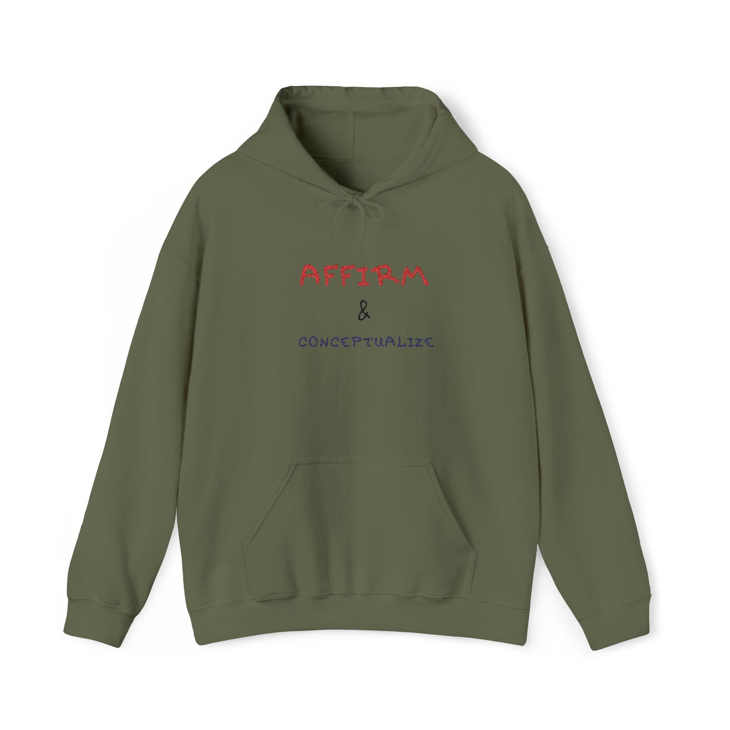 Affirm & Conceptualize Hoodie |MKinspired Embroidered Statement Collection