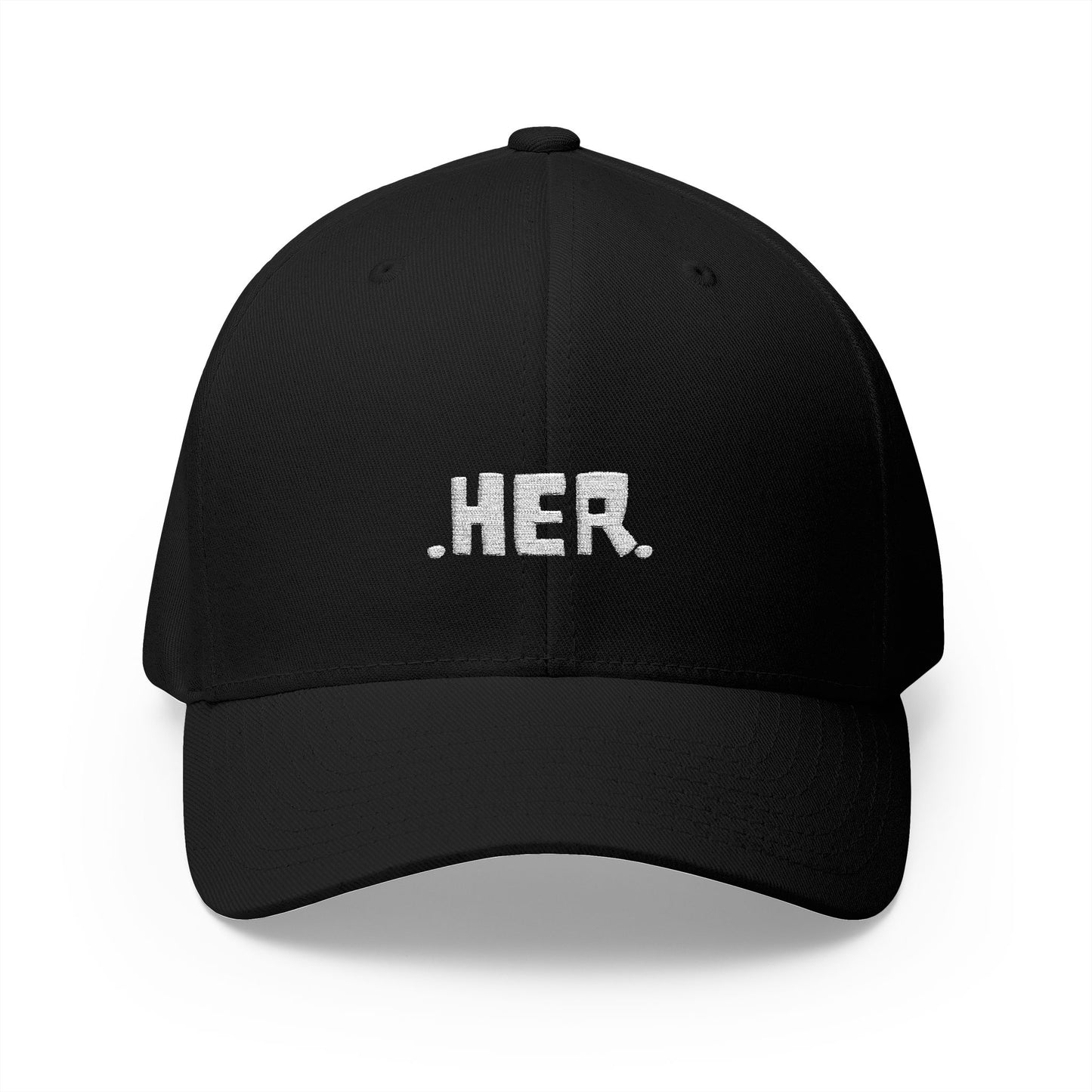 The HER Cap | MKinspired Embroidered closed-back structured cap